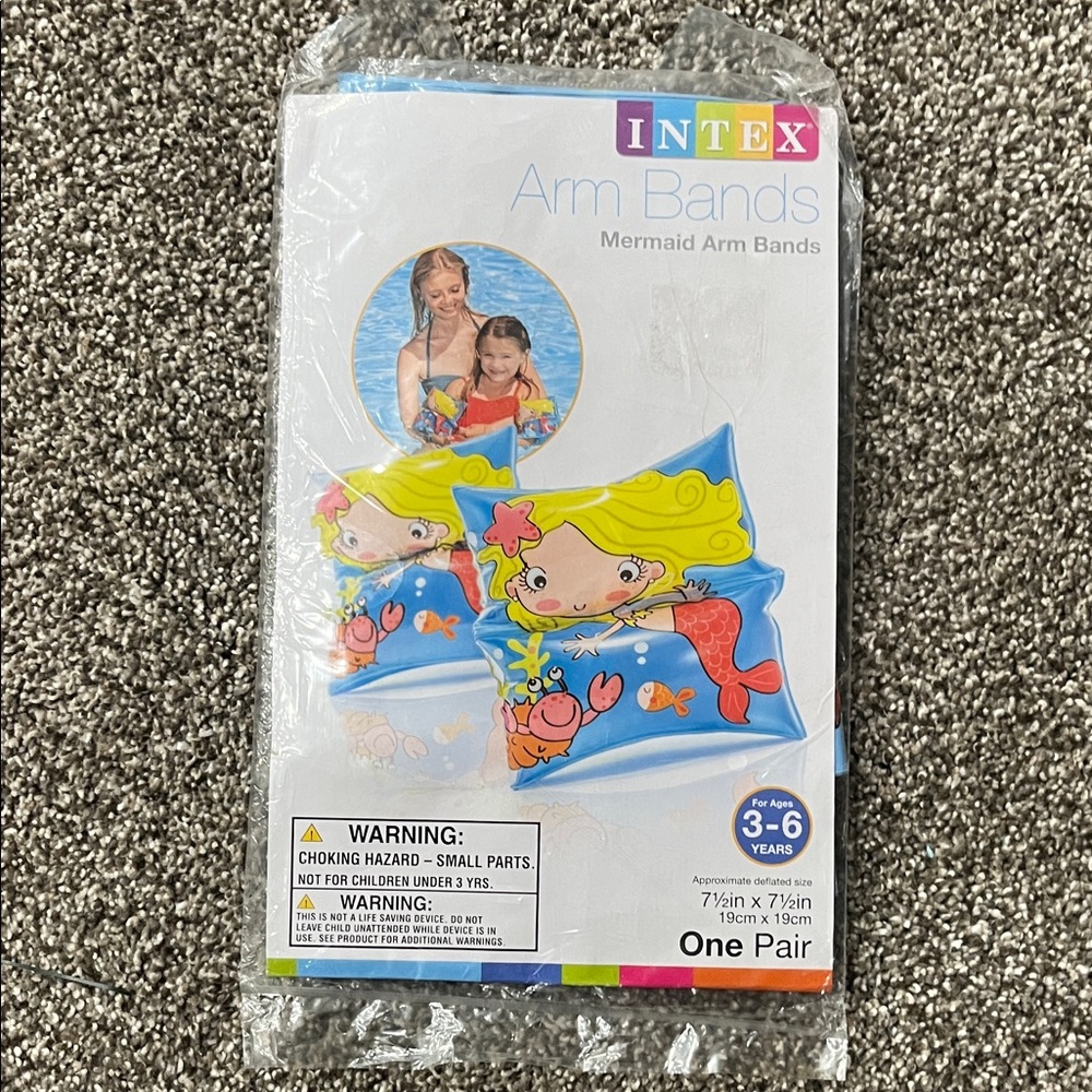 Mermaid Arm Bands for Kids - Blue